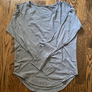 Gray lululemon long sleeve
